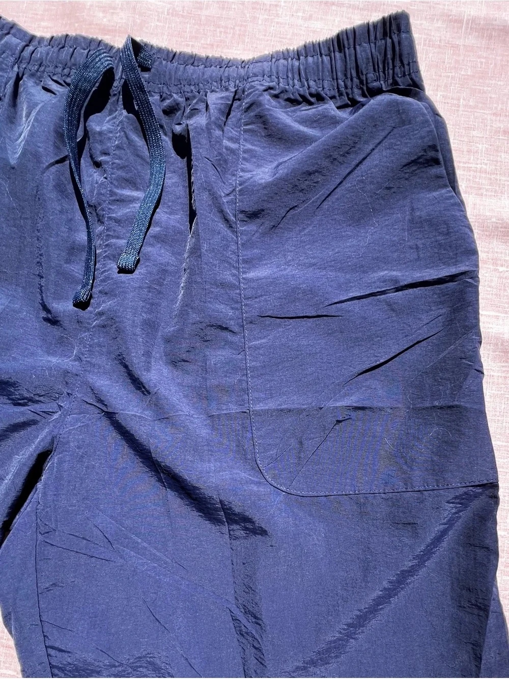 Men's Athletic Drawstring Performance Shorts - Navy. Size 2XL. NWT.
